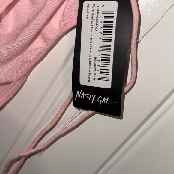 Nasty Gal Pink Sheer Lace Shapewear - Picture 6 of 12